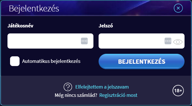 Gametwist bejelentkezési eljárás